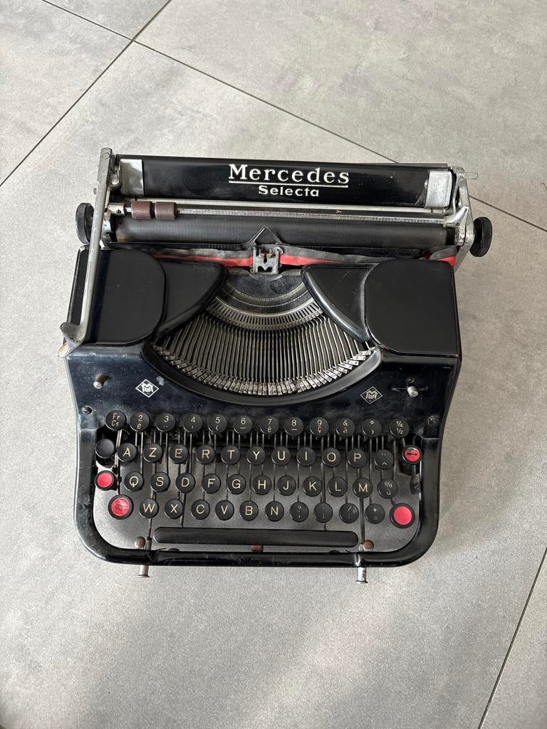 Mercedes selecta typemachine, Diversen, Typemachines, Ophalen, Gebruikt