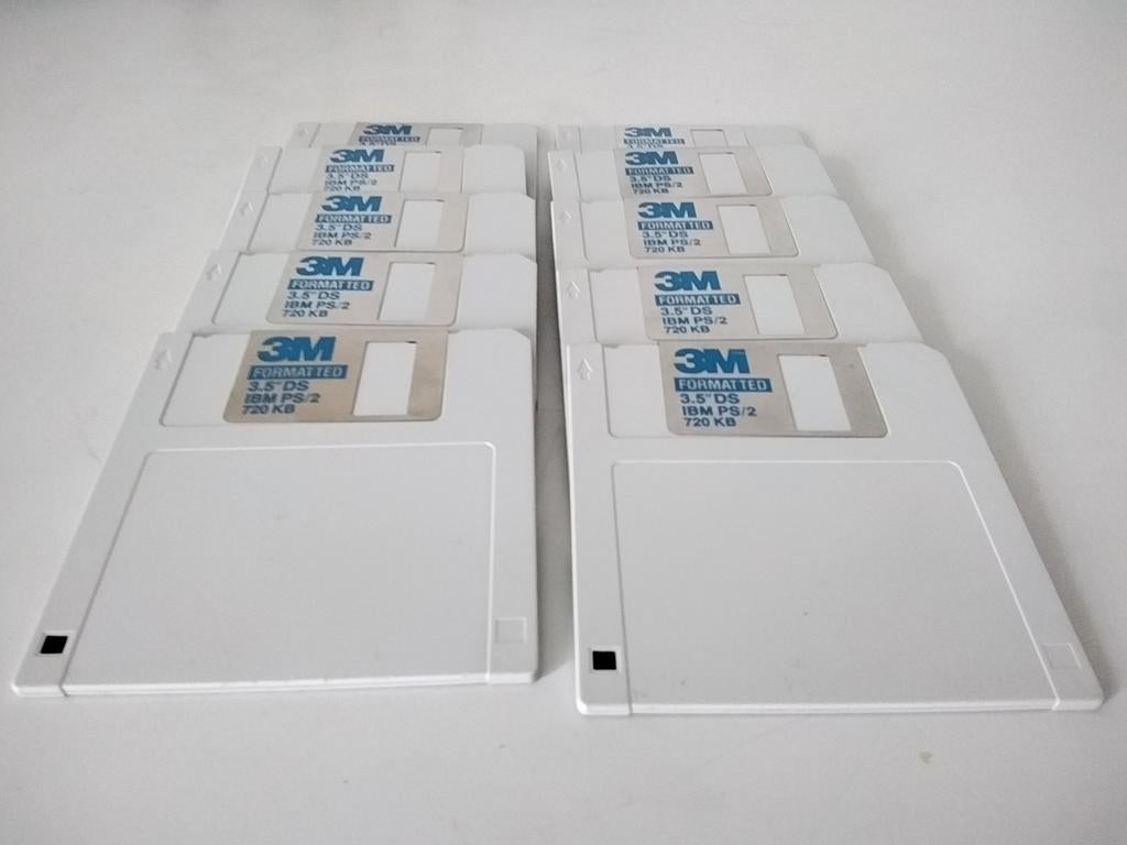 10 stuks 720kb diskettes, Computers en Software, Vintage Computers, Ophalen of Verzenden