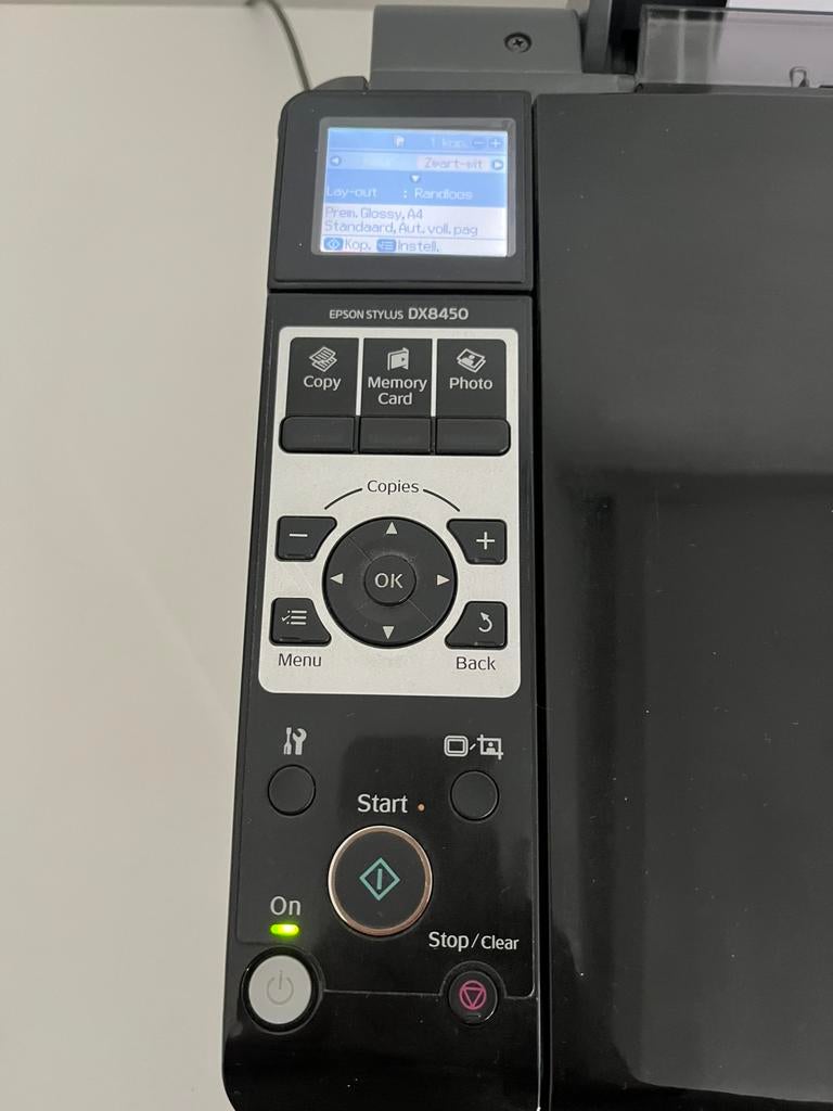 Epson printer plus 2 cartridges, Gebruikt, Inkjetprinter, All-in-one, Ophalen of Verzenden