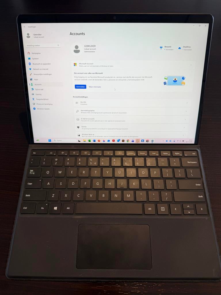 Microsoft Surface Pro X  128GB, Computers en Software, Windows Laptops, Ophalen of Verzenden, Gebruikt