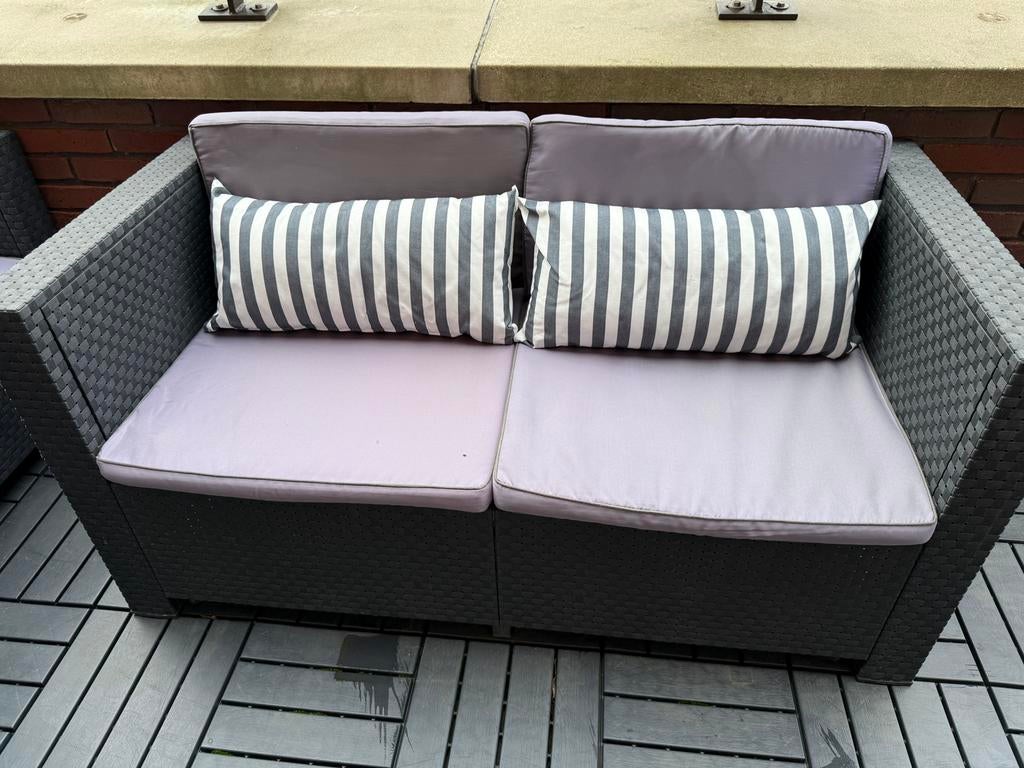 Tuin / Balkon Set Antraciet Ikea, Ophalen, Gebruikt, Kunststof