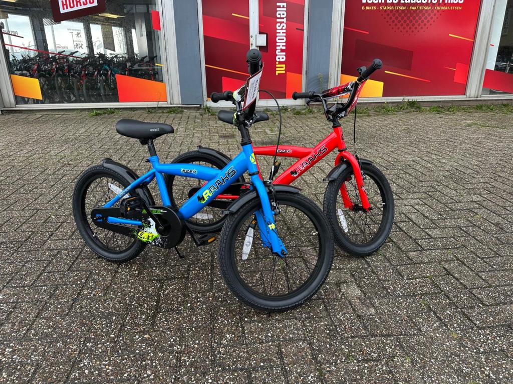 Fietshokje Beverwijk: Raaks Bobo jongensfiets 18 inch NIEUW, Niet ingevuld, 16 tot 20 inch, Niet ingevuld, Nieuw