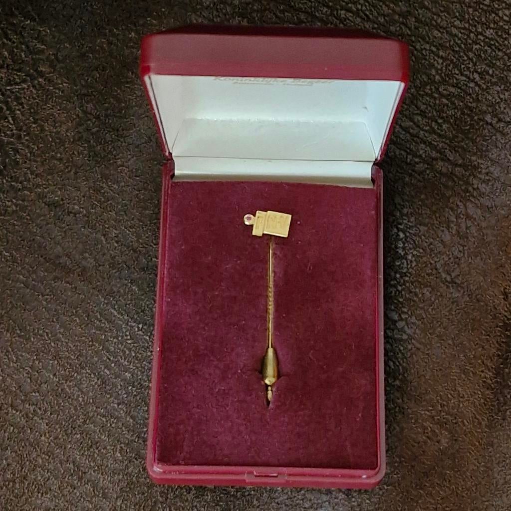 Gouden speld FNV, Ophalen of Verzenden, Goud