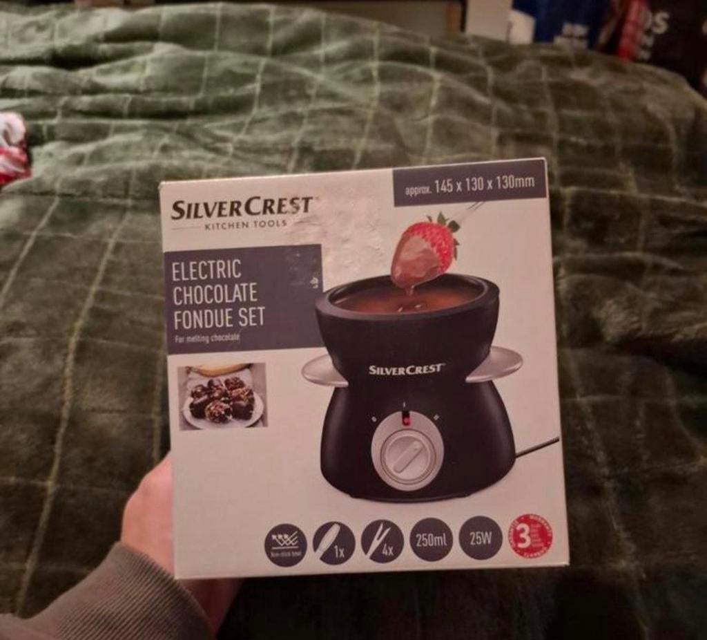 Chocolade fondueset, Ophalen of Verzenden, Nieuw, Waxinelicht, Fondueset