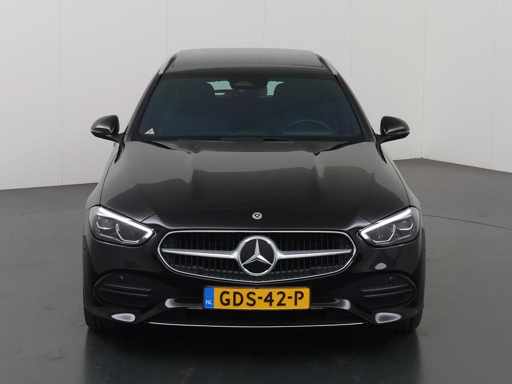 Mercedes-Benz C-klasse Estate 180 Luxury Line Panoramadak |, Auto's, 4 cilinders, Zwart, Origineel Nederlands, 170 pk
