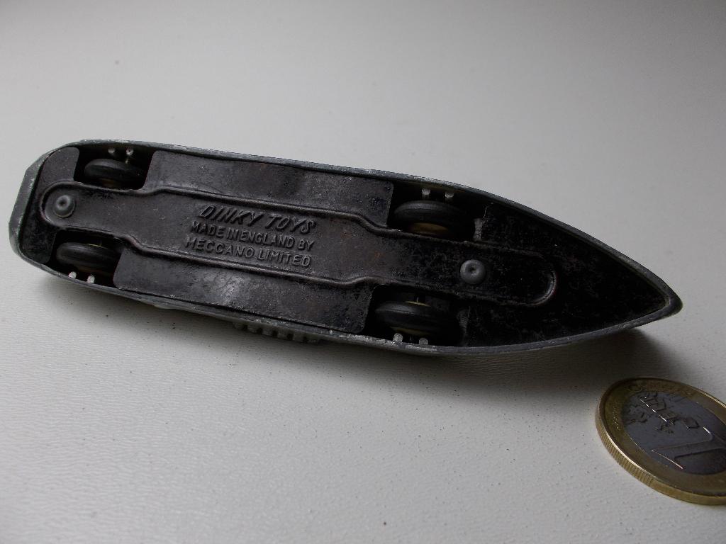 1938 Dinky Toys 23M THUNDERBOLT SPEED RECORD CAR (-M-), Ophalen of Verzenden, Gebruikt, Auto, Dinky Toys