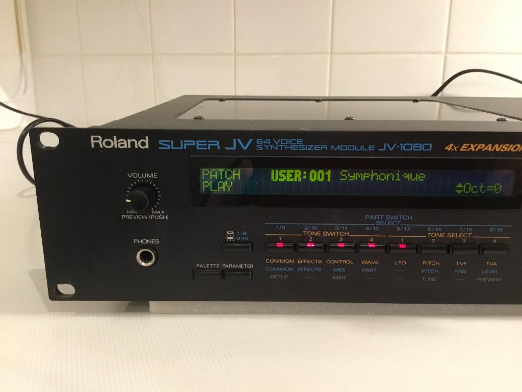 Vintage Roland Super JV / JV-1080 Synthesizer, Muziek en Instrumenten, Synthesizers, Ophalen, Roland, Overige aantallen, Zo goed als nieuw