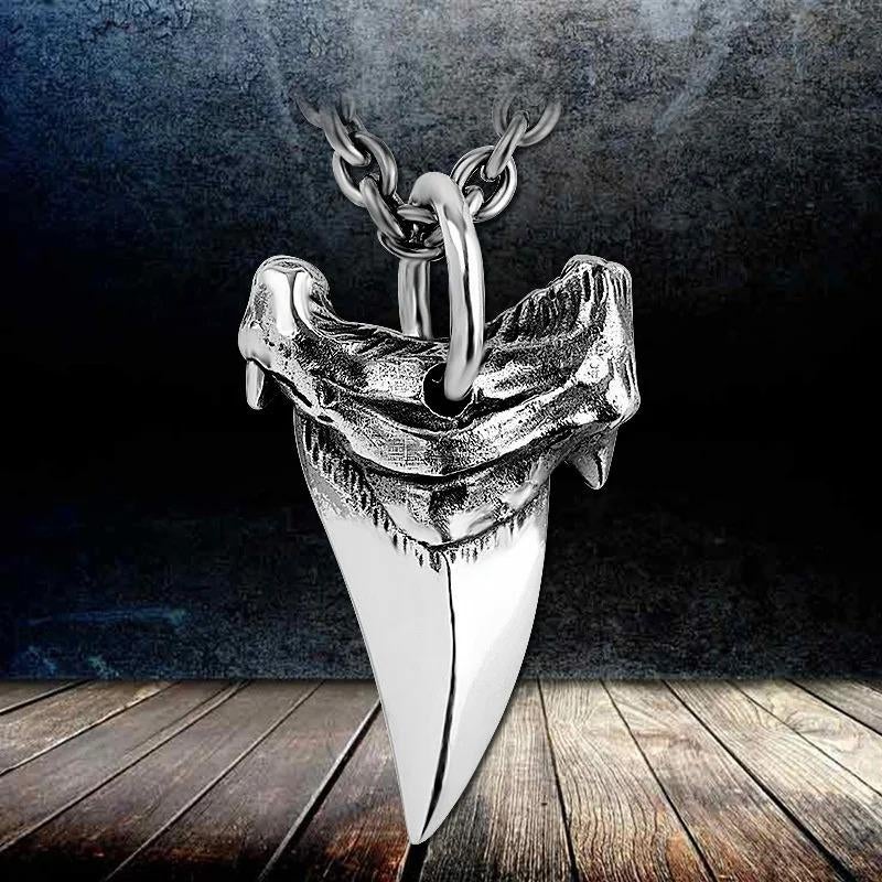 Haaientand hanger - 925 zilver, My Name Is Nobody, Verzenden, Nieuw, Thisisnobody2025@gmail.com