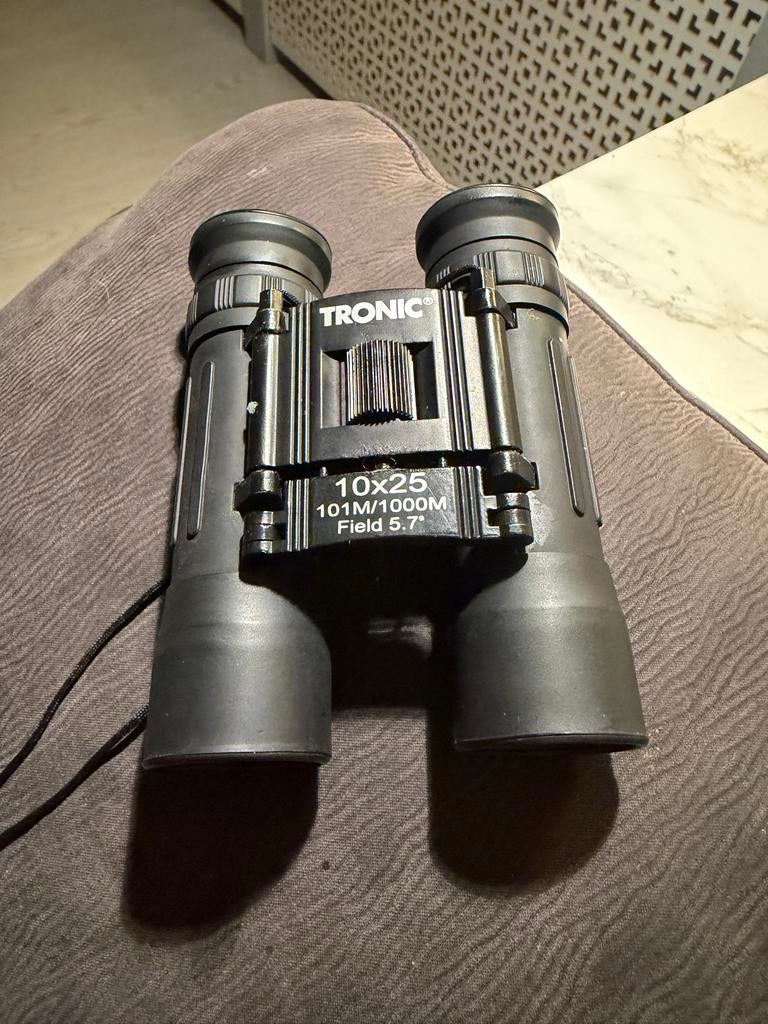 Tronic 10x25 verrekijker, Ophalen of Verzenden, Gebruikt, 8 tot 12x, Dakkant (recht)