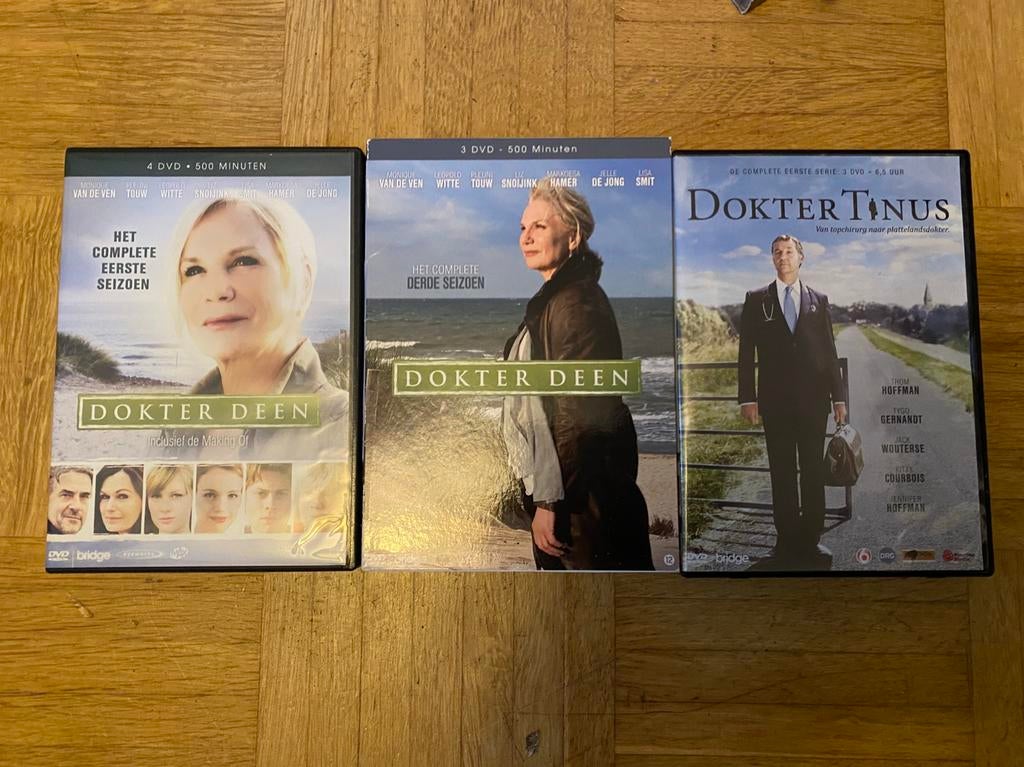 Dokter Deen seizoen 1 en 3 (Compleet) + Dokter Tinus, Cd's en Dvd's, Alle leeftijden, Ophalen of Verzenden, Zo goed als nieuw