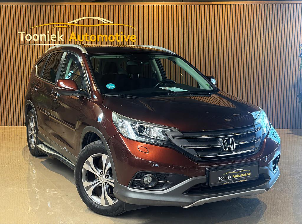 Honda CR-V 2.0 AWD Lifestyle Trekhaak Navigatie Getint Glas, Euro 5, Stof, Gebruikt, Zwart