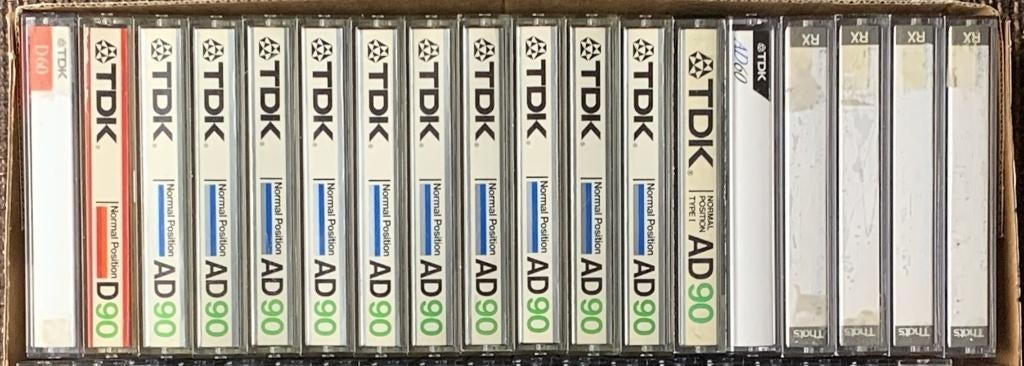 Cassettebandjes TDK AD90,Thats, Ophalen of Verzenden, Gebruikt, Overige genres, 2 t/m 25 bandjes