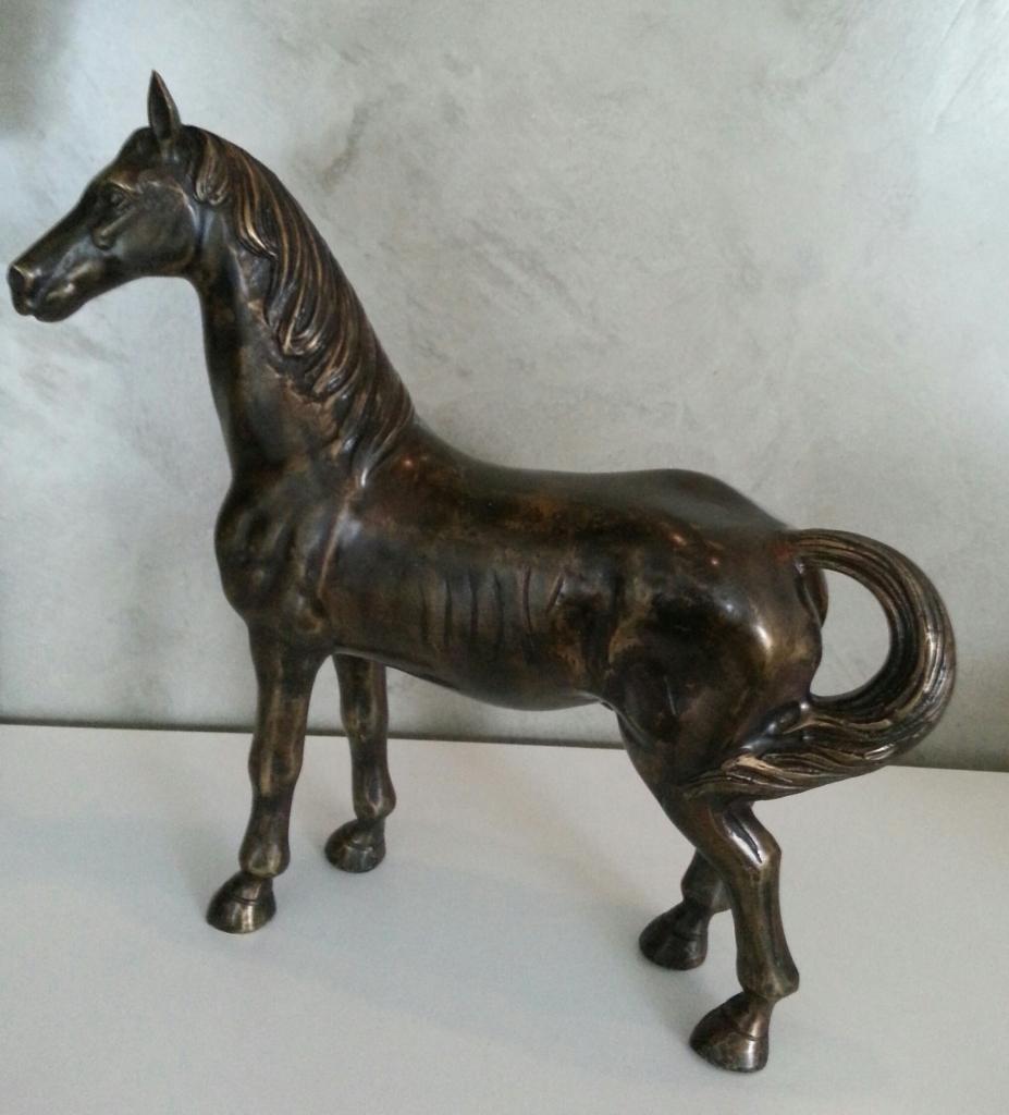 Brons: Sierpaard - Amazone met rijpaard (nieuw)