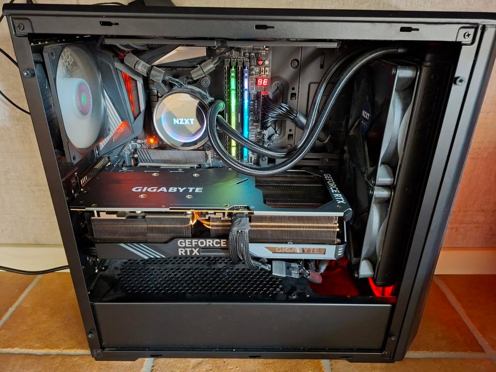GAMING PC RTX 4080 3TB SSD RYZEN 9 64GB DDR4 RAM, Ophalen, 64 GB of meer, Zo goed als nieuw, Gaming