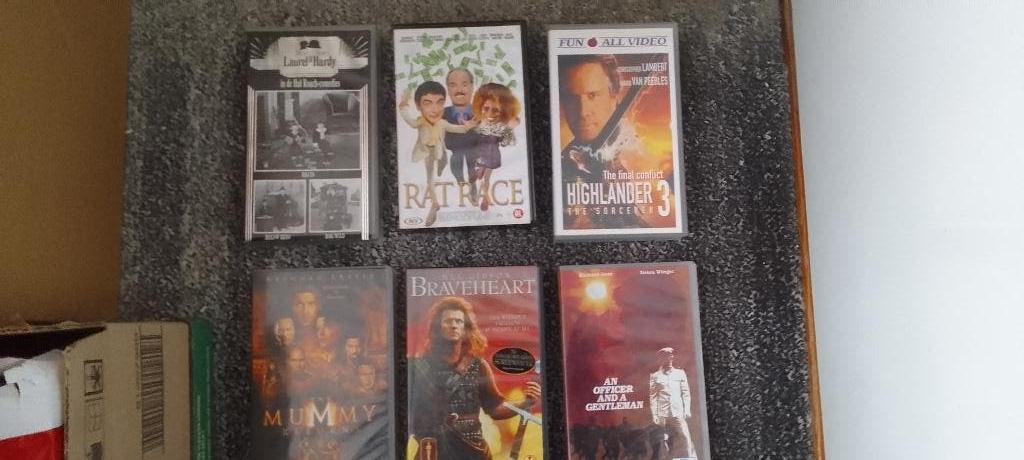 komedie avontuur actie en series vhs, Alle leeftijden, Ophalen of Verzenden, Zo goed als nieuw, Komedie