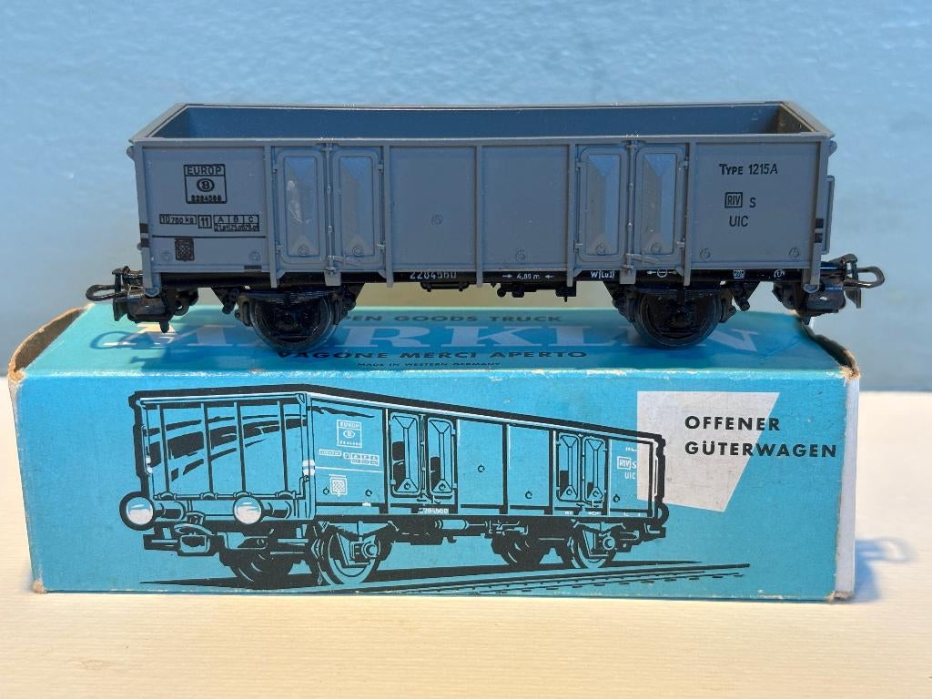 Märklin 4638 open goederenwagon van de SNCB, Wisselstroom, Wagon, Ophalen of Verzenden, Zo goed als nieuw