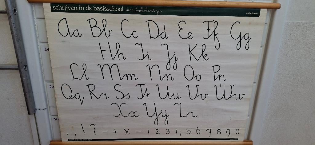 Schoolplaat, Antiek en Kunst, Antiek | Schoolplaten, Ophalen, Overige thema's