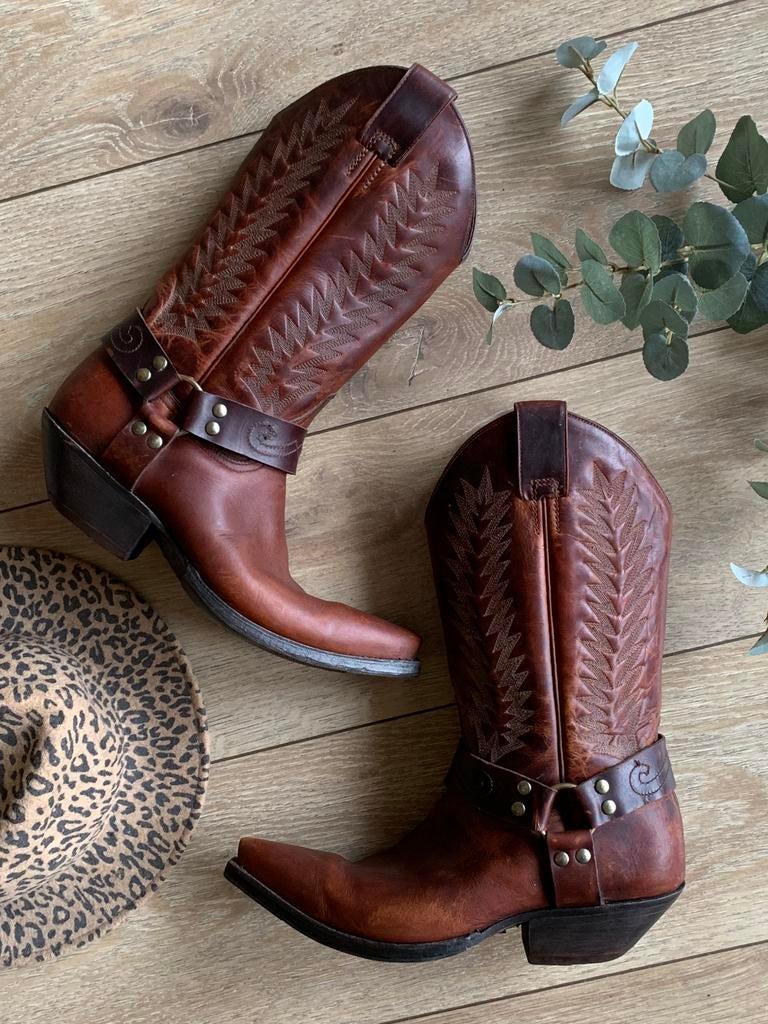 Mexicana bikerboots 41 western boots bohemian laarzen, Kleding | Dames, Schoenen, Hoge laarzen, -, Ophalen of Verzenden, Zo goed als nieuw