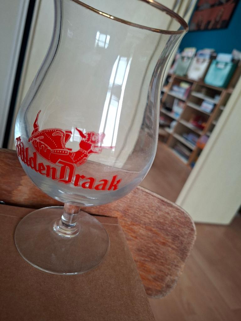 bierglas Gulden draak, Verzamelen, Biermerken, Ophalen of Verzenden, Zo goed als nieuw, Glas of Glazen, Overige merken
