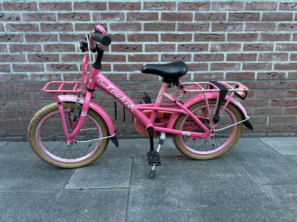 Loekie kinderfiets 16 inch, Ophalen, Gebruikt, 16 inch