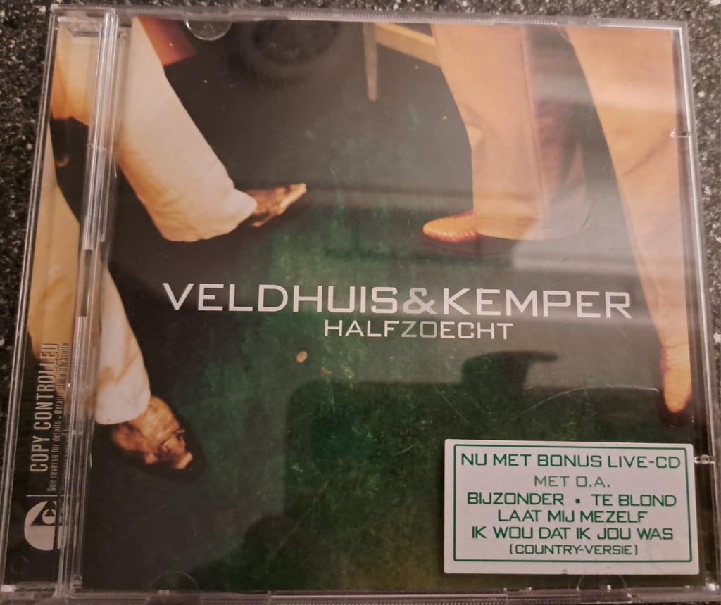 De CD Half zo echt van Veldhuis en Kemper met bonus disc., Ophalen of Verzenden, Zo goed als nieuw