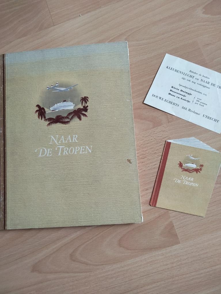 Douwe Egberts plaatjes-spaarboek "Naar de Tropen", Boeken, Ophalen of Verzenden, Gelezen