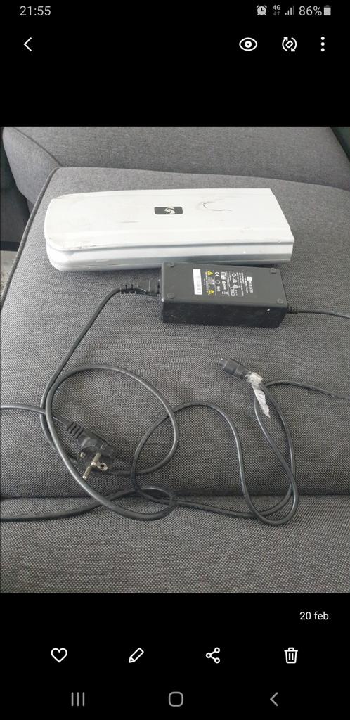 Sparta accu, Ophalen, Gebruikt