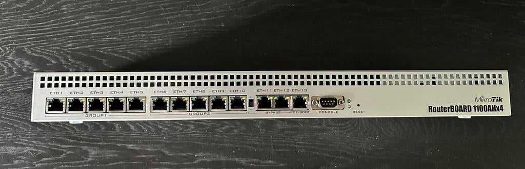 Mikrotik RB1100AHx4, Ophalen, Gebruikt, Router
