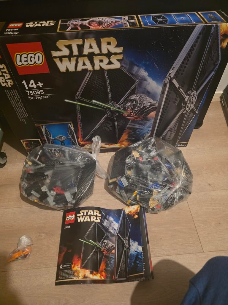 Lego star wars 75095, Ophalen of Verzenden, Zo goed als nieuw, Complete set, Lego