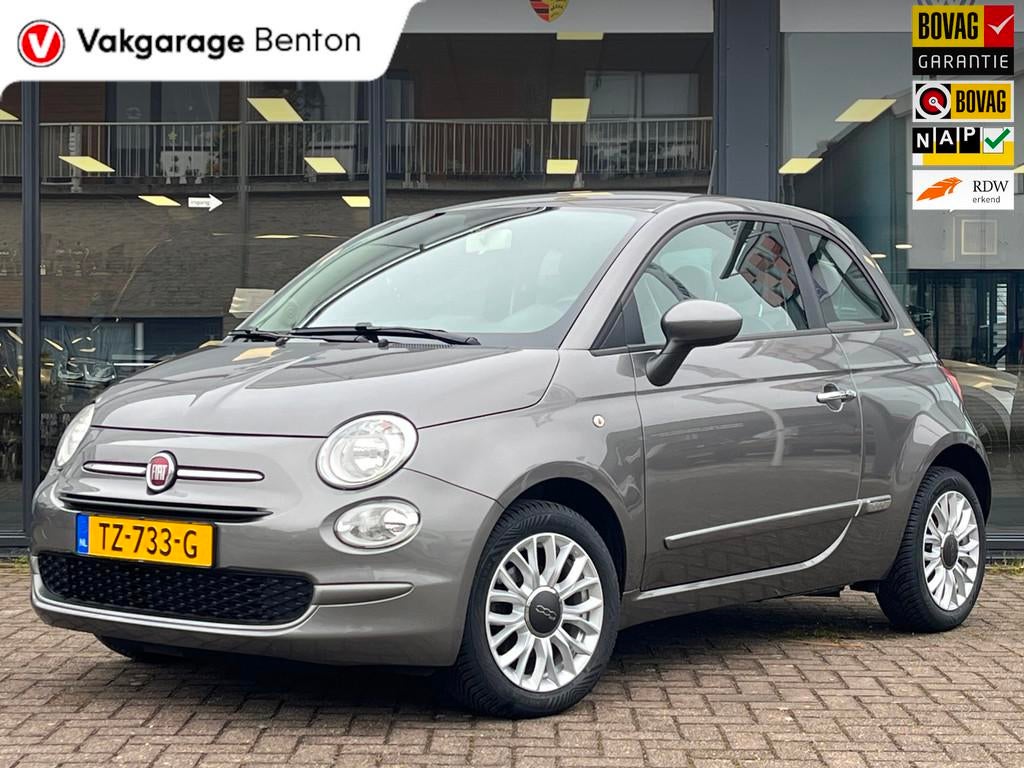 Fiat 500 1.2 Popstar | LM Velgen | Airco | Cruise Control |, Stof, Gebruikt, 4 cilinders, 840 kg