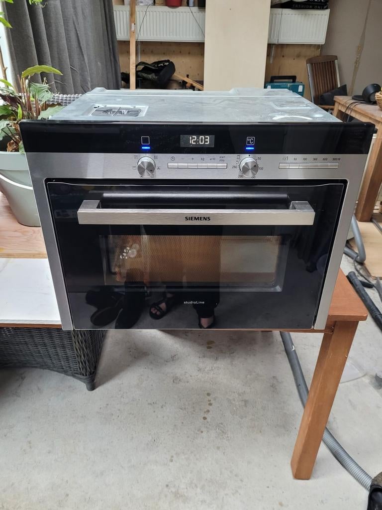 SIEMENS StudioLine HB84K582 inbouw combimagnetron, Ophalen, Combimagnetron, Gebruikt, Hete lucht