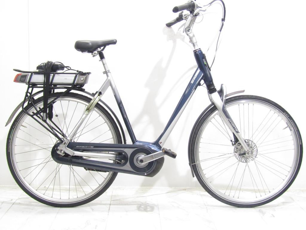 Sparta M8i blauw dames 57cm 28inch, Fietsen en Brommers, Elektrische fietsen, 55 tot 59 cm, Gebruikt, Sparta