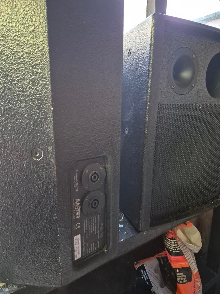 Master ps 10 speakers, Gebruikt, Minder dan 60 watt, Front, Rear of Stereo speakers, Ophalen