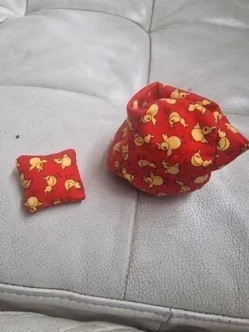 poppenhuis miniaturen zitzak en kussentje, Ophalen of Verzenden, Nieuw, Poppenhuis