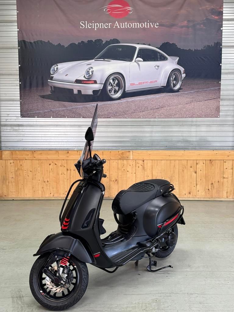 Vespa Sprint 80cc 2020 - Mat Zwart, Ophalen, Gebruikt, Overige modellen, Maximaal 45 km/u