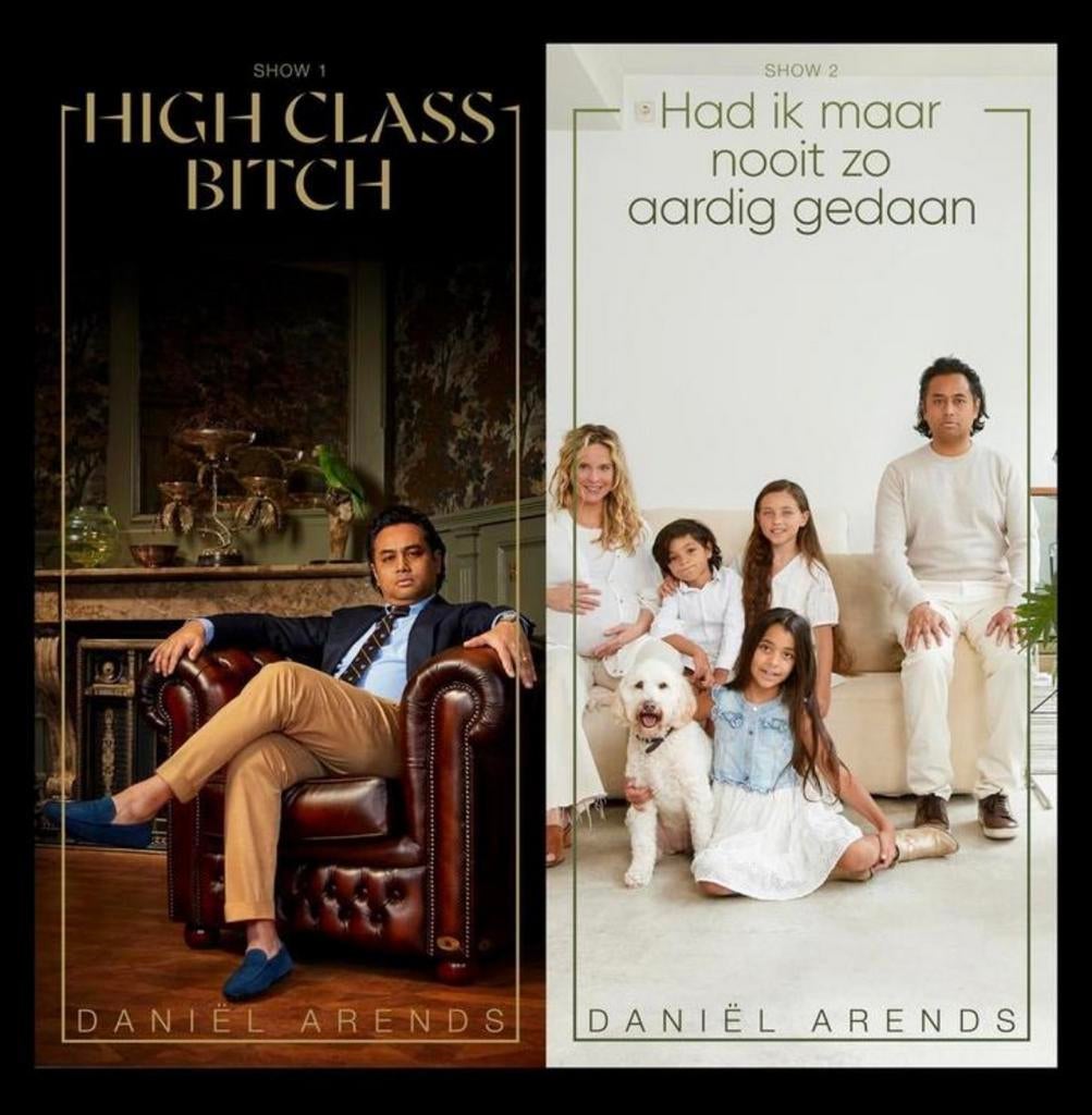 GEZOCHT: kaartjes voor beide shows Daniel Arends op 1 dag., Twee personen