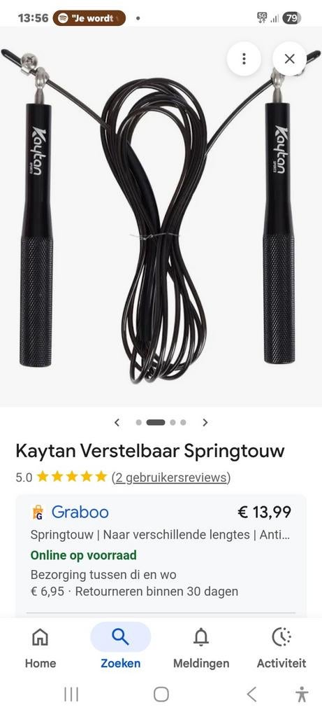 Splinternieuw professioneel Sport Springtouw, Ophalen of Verzenden