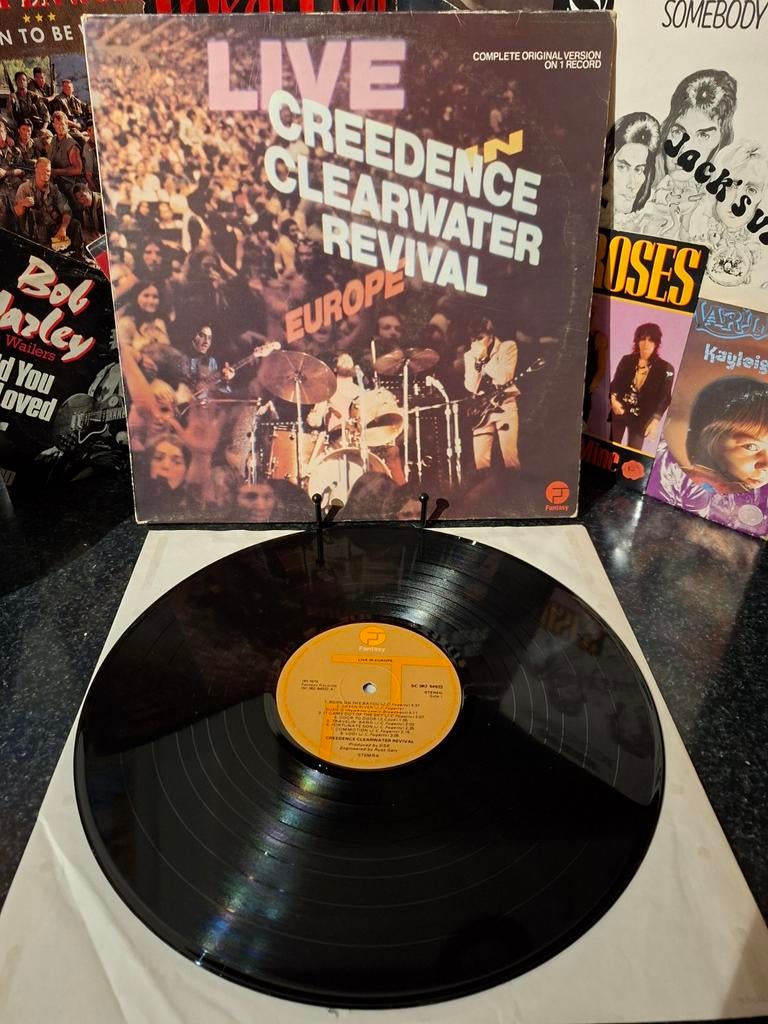 Creedence Clearwater Revival - Live in Europe LP 1973, Cd's en Dvd's, Vinyl | Rock, Ophalen of Verzenden, Gebruikt, Overige formaten