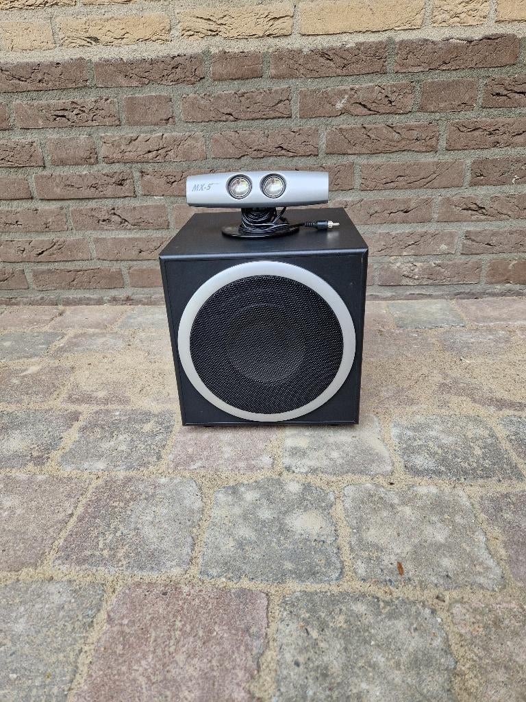 PC computer Subwoofer WaveMaster MX-5 met speaker, Computers en Software, Pc speakers, Ophalen of Verzenden, Zo goed als nieuw
