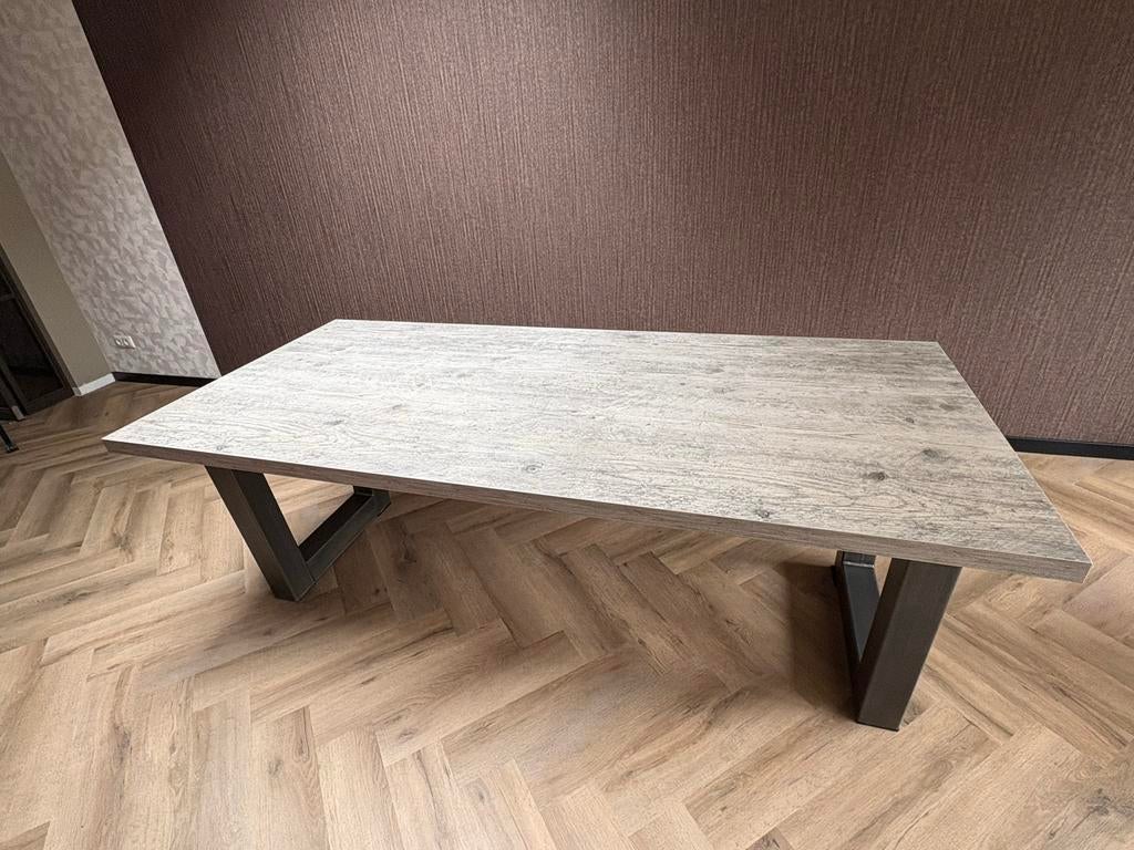 Eettafel in zeer goede staat - 100x220x78 cm, Huis en Inrichting, Tafels | Eettafels, Ophalen, 100 tot 150 cm, 200 cm of meer