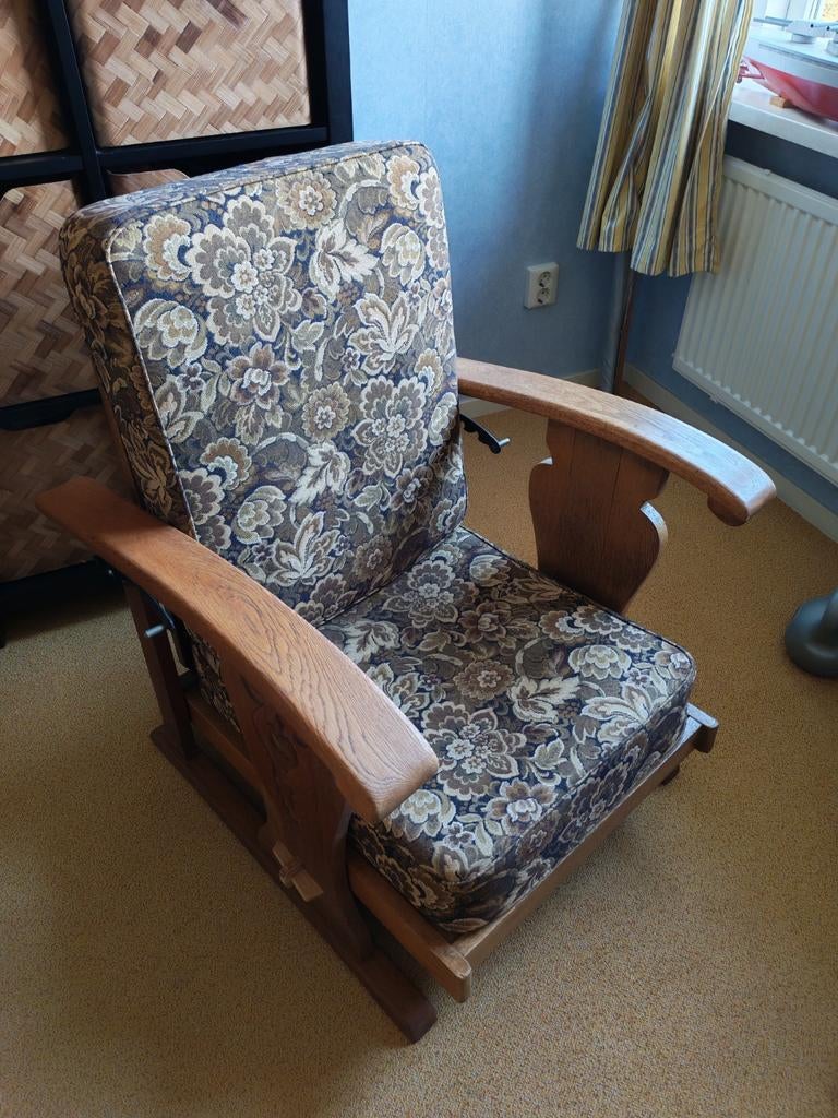 Vintage rookstoel, Antiek en Kunst, Antiek | Meubels | Stoelen en Banken, Ophalen