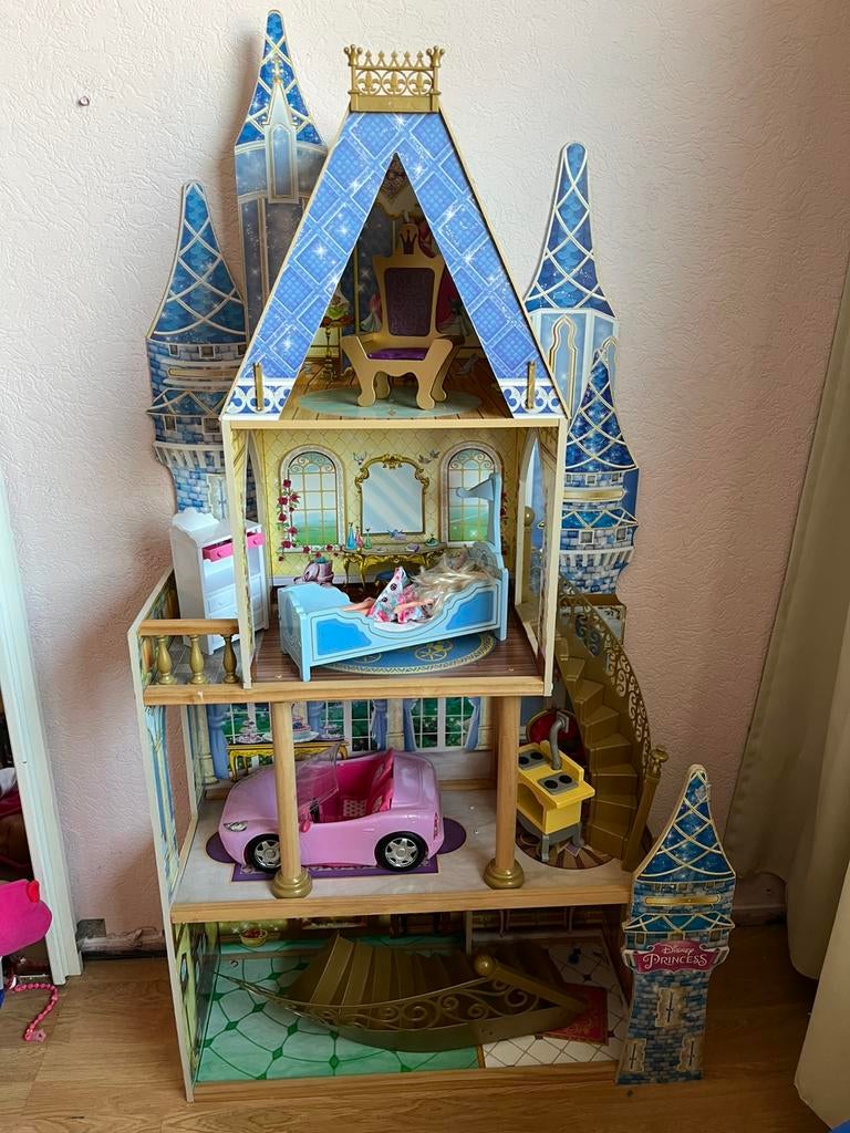 Poppenhuis disney, Ophalen of Verzenden, Zo goed als nieuw, Poppenhuis