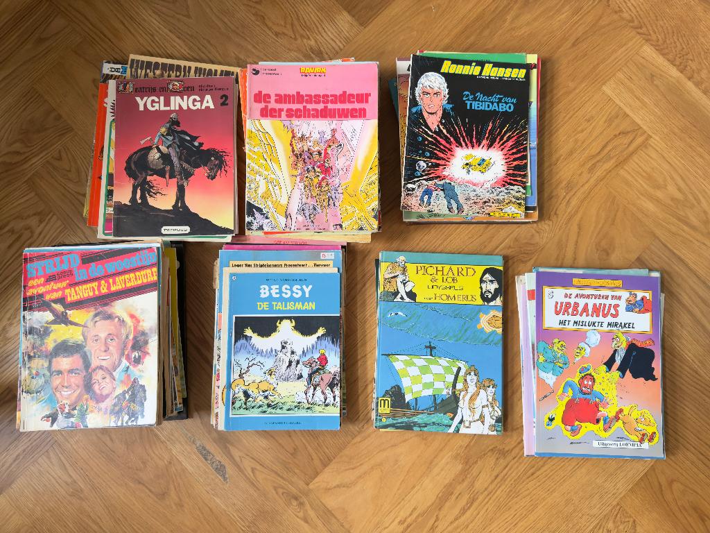 Stripboeken collectie 95 stuks (jaren 80,90)