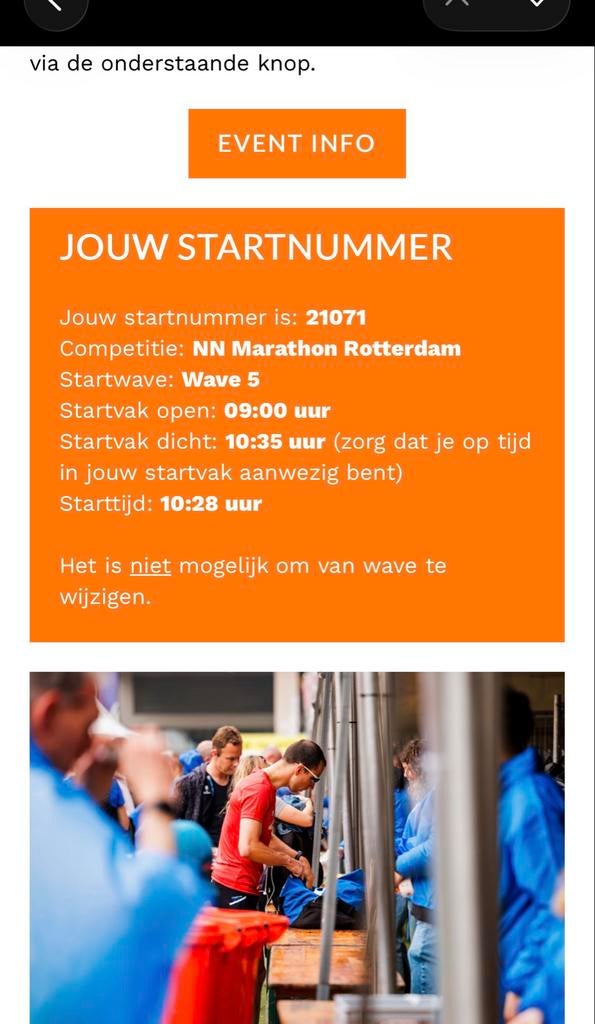 Startbewijs Rotterdam marathon €150, Sport en Fitness, Loopsport en Atletiek, Ophalen of Verzenden, Nieuw, Overige typen, Overige merken