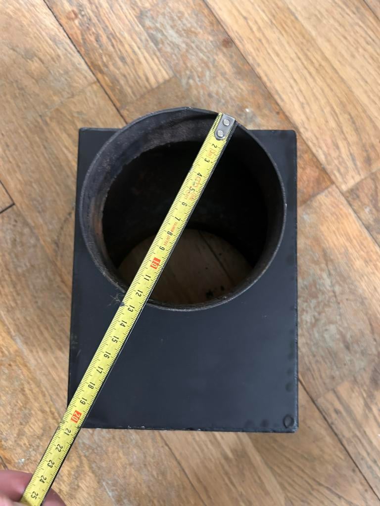 verloopstuk kachel (hout, pallet, kolen), Ophalen, Zo goed als nieuw, Hout, Houtkachel