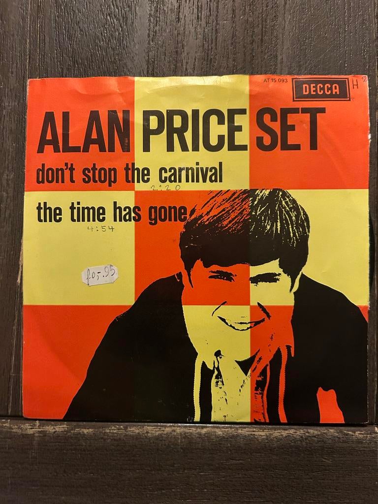 Alan Price Set - Don't Stop The Carnival (Vinyl Single), Gebruikt, 7 inch, Single, Ophalen of Verzenden