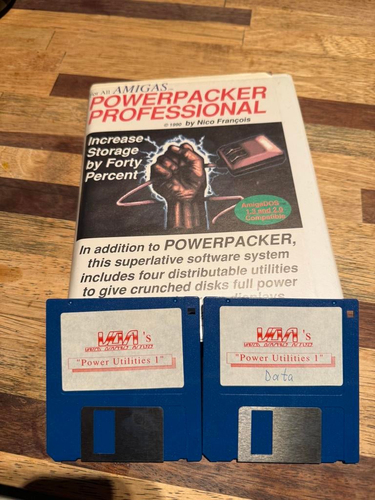 PowerPacker Professional – Commodore Amiga  – 2 Disks, Computers en Software, Vintage Computers, Ophalen of Verzenden