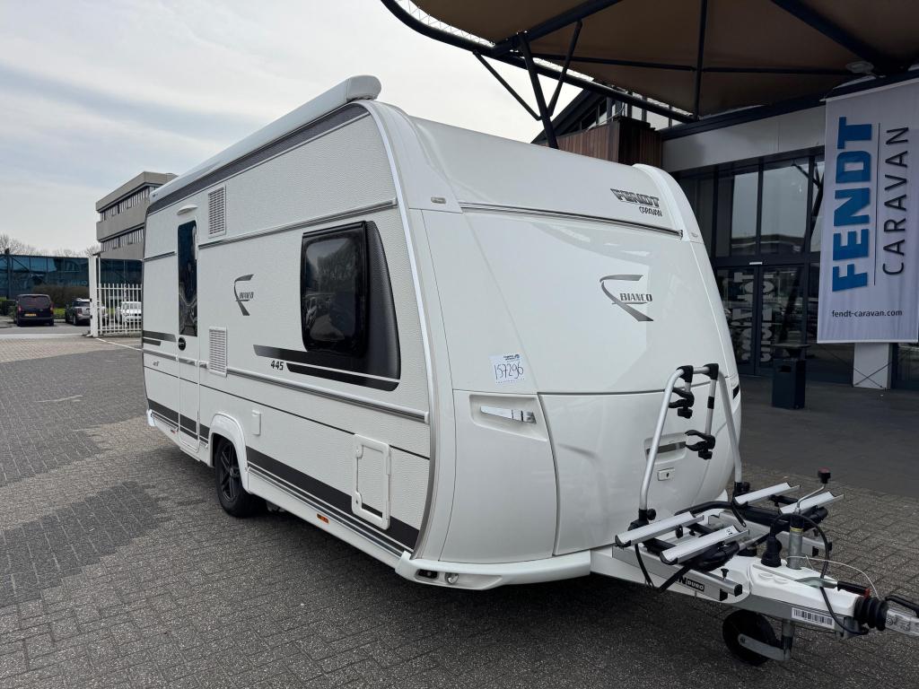 Fendt Bianco Activ 445 SF 2019 MOVER + 3M LUIFEL!!!, Caravans en Kamperen, Standaardzit, Overige typen, Tot en met 2, Bedrijf