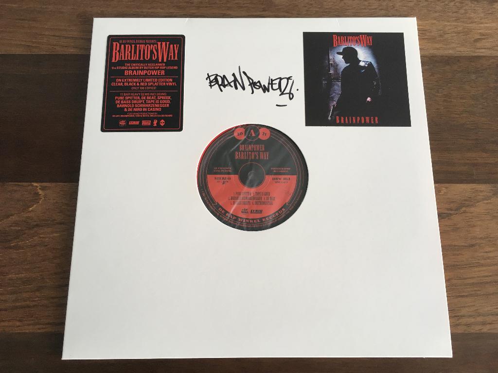 Vinyl LP Brainpower Barlitos Way SPLATTER GESIGNEERD NIEUW 2, Ophalen of Verzenden, Nieuw in verpakking, 12 inch, Rap of Hip Hop