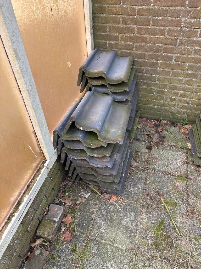 Nelskamp Dachstein S-Pfanne hoekpannen, Ophalen, Gebruikt, Steen of Klei, 15 m² of meer